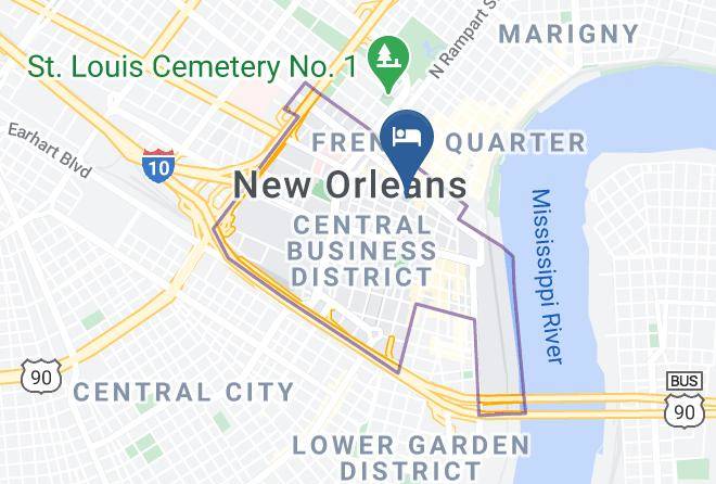 Orleans Par - Royal St Charles Hotel Maps