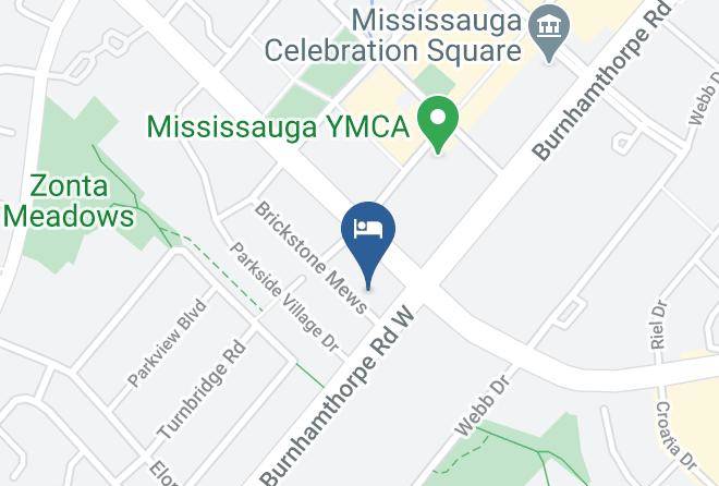 Peel - Top Floor Luxury Condo Near Square One Mall Maps