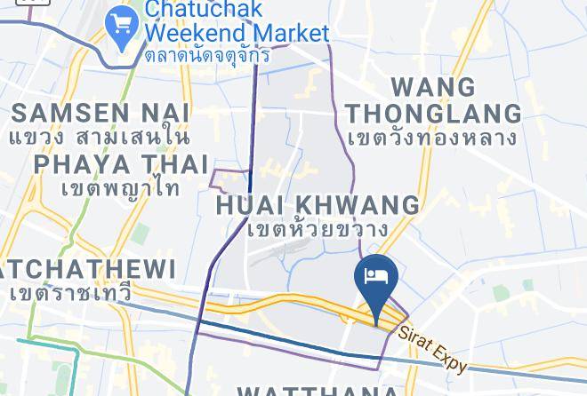 Bang Kapi District - Royal Suite Hotel Bangkok Maps