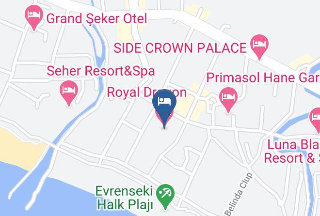 Manavgat - Royal Dragon Hotel Maps