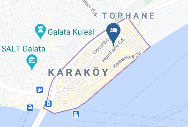 Beyoglu - Royal Tophane Hotel Maps