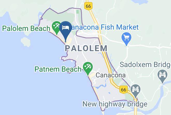 Canacona - Royal Touch Beach Huts & Restaurent Maps