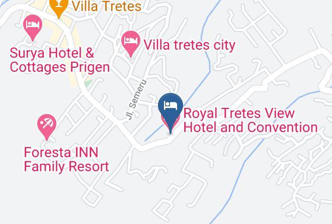 Pasuruan Regency - Royal Tretes View Hotel And Convention Maps