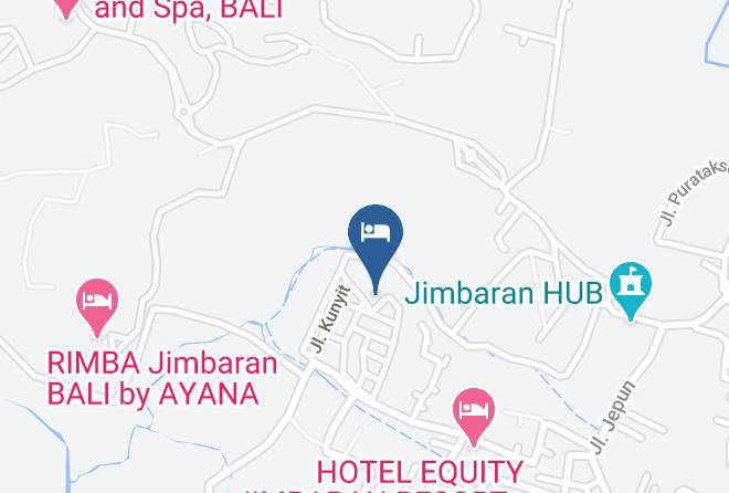 Badung Regency - Royal Tulip Springhill Resort Jimbaran Maps