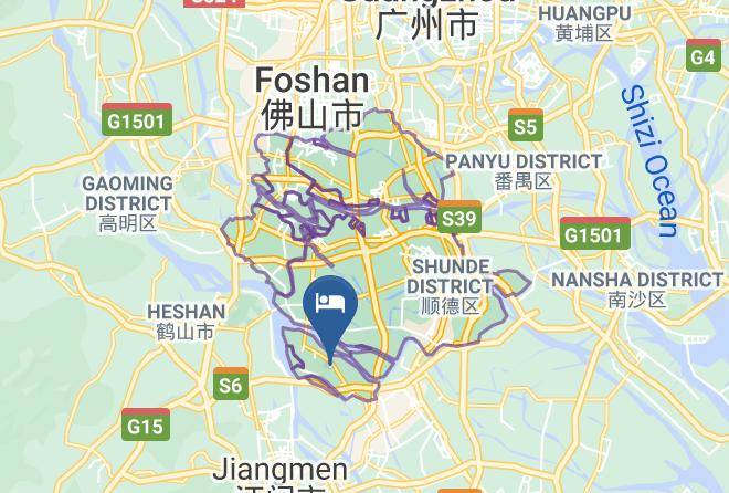 Foshan - Royal View Hotel Maps