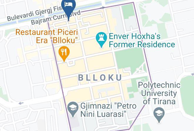 Tirana - Royal Vila Hotel Maps