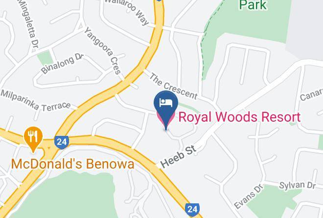 Gold Coast - Royal Woods Resort Maps