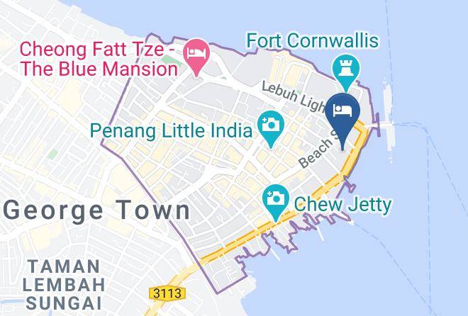 Georgetown - Royale Chulan Penang Maps