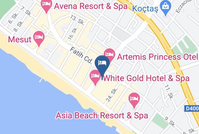 Alanya - Royalisa Hotel Alanya Maps
