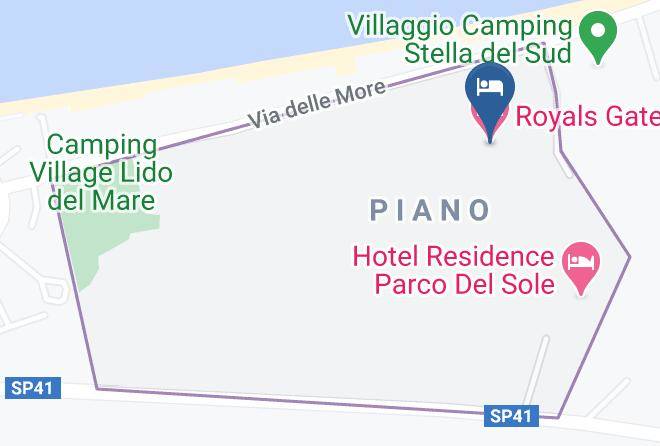 Foggia - Royals Gate Hotel Maps