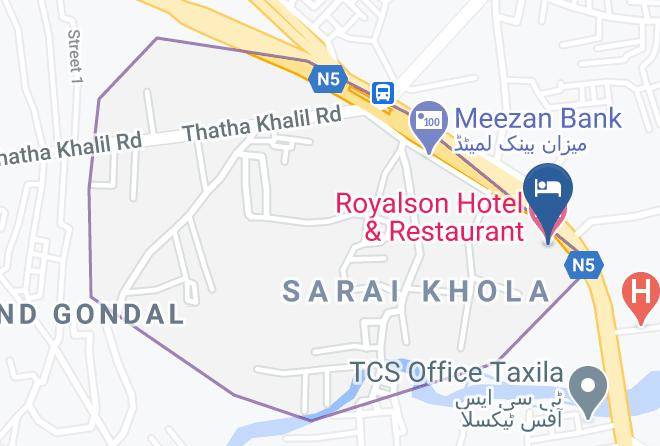 Islamabad - Royalson Hotel & Restaurant Maps