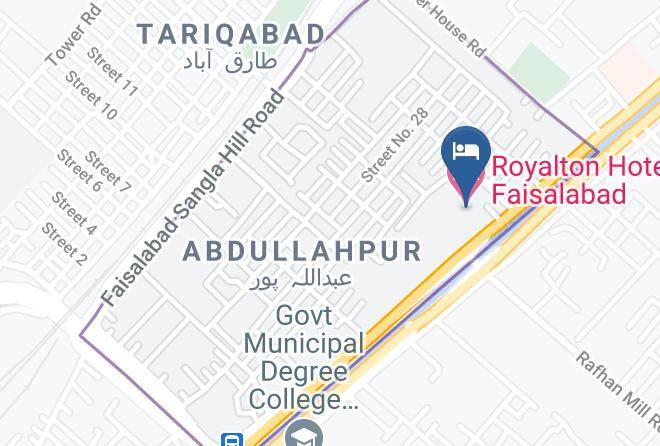 Islamabad - Royalton Hotel Faisalabad Maps