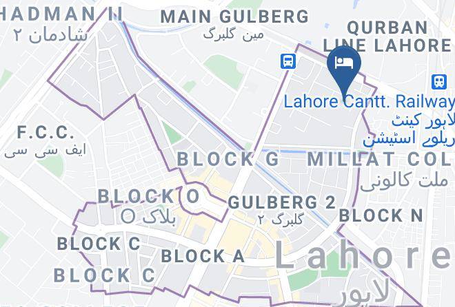 Islamabad - Royalton Inn Hotel Lahore Maps