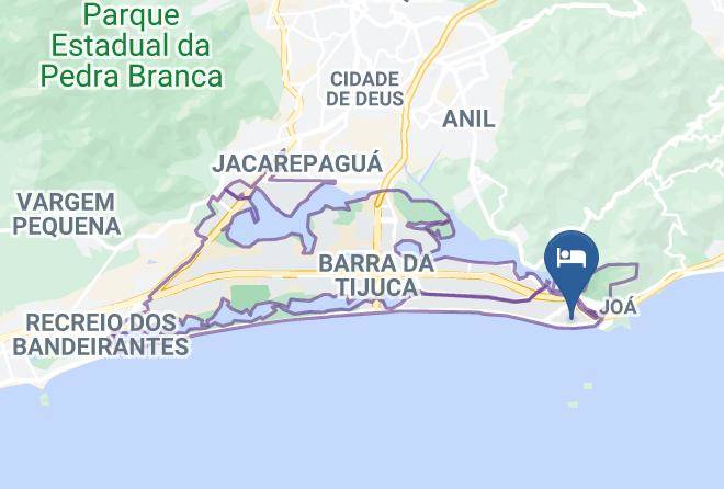 Rio De Janeiro Barra Da Tijuca - Royalty Barra Hotel Maps