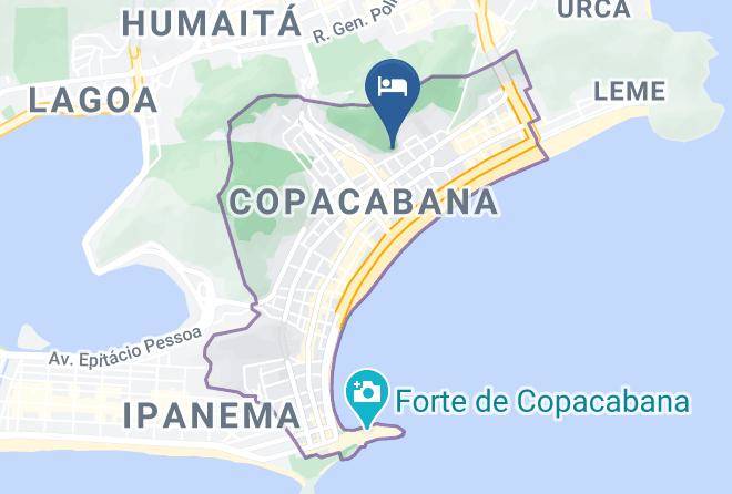 Rio De Janeiro Acabana - Royalty Copacabana Hotel Maps