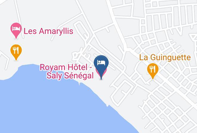 Royam Hotel Saly Senegal Map