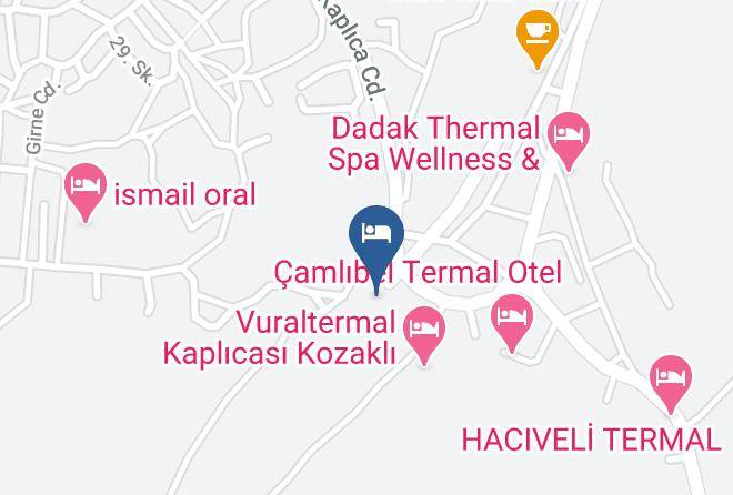 Kozakli - Roza Resort Thermal Hotel Maps