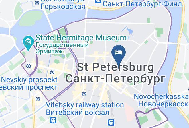 Saint Petersburg - Rozhdestvensky Hotel Maps