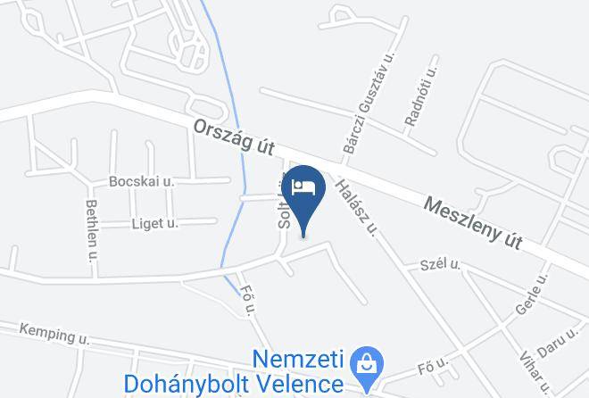 Velence - Rozmaring Pihenohaz Maps