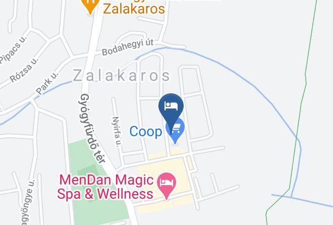 Zalakaros - Rozs Haz Maps