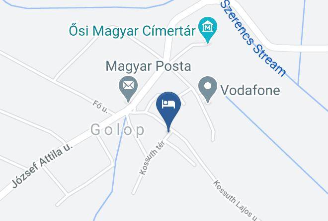 Golop - Rozsa Domb Vendeghaz Maps
