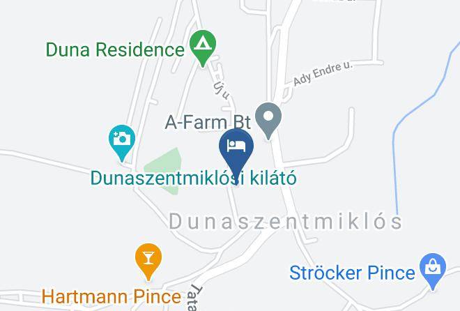 Dunaszentmiklos - Rozsa Panzio Maps