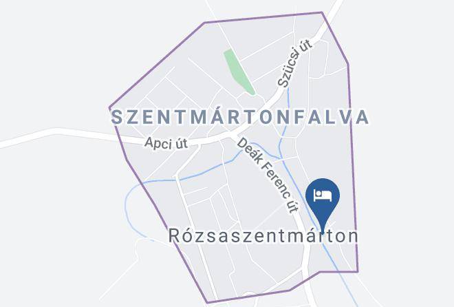 Rozsaszentmarton - Rozsa Vendeghaz Maps