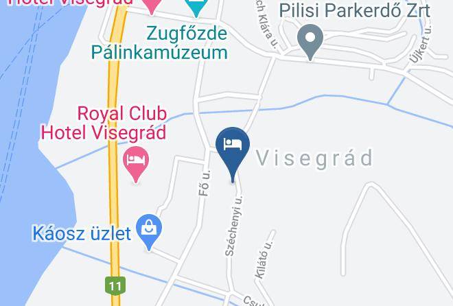 Visegrad - Rozsa Vendeghaz Maps