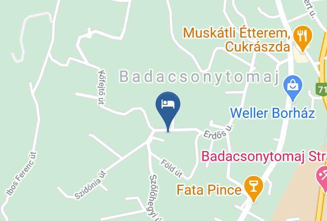 Badacsonytomaj - Rozsako Haz Maps