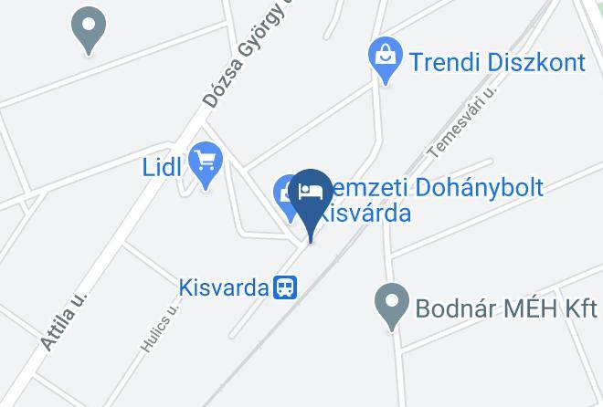Kisvarda - Rozsako Panzio Kisvarda Maps