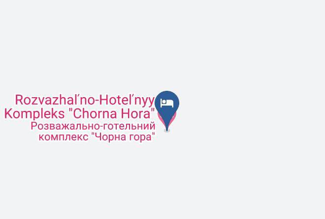 Vynohradiv Raion - Rozvazhalno Hotelnyy Kompleks Chorna Hora Maps