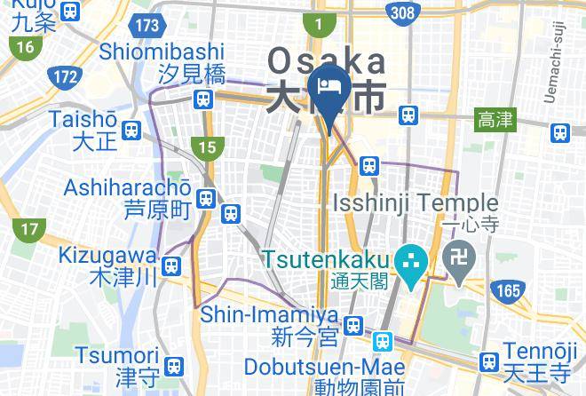 Rozy Hotel Namba Map