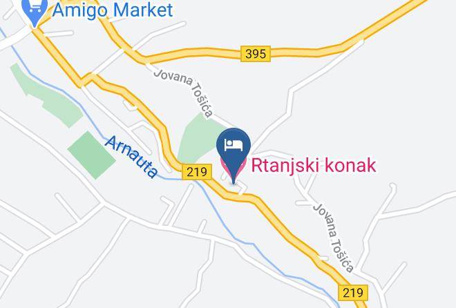 Zajecar District - Rtanjski Konak Maps