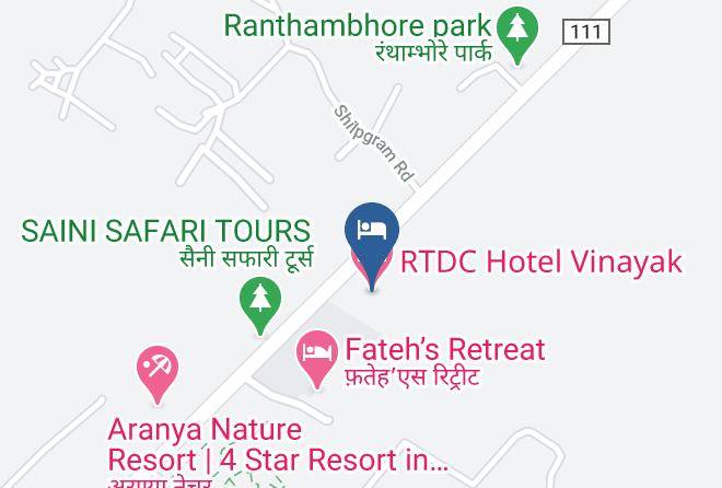 Sawai Madhopur - Rtdc Hotel Vinayak Maps
