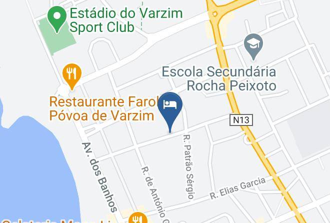 Povoa De Varzim - Rua Serpa Pinto Maps