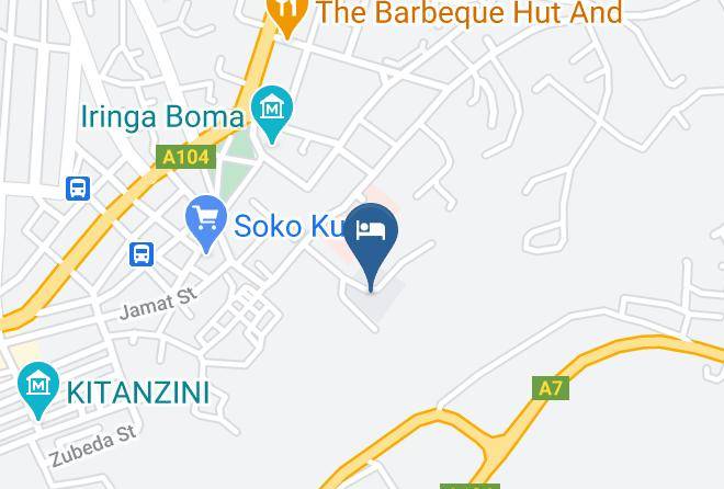 Iringa Urban - Ruaha Safaris Maps
