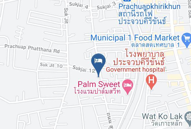Amphoe Mueang Prachuap Khiri Khan - Ruanchaba Resort Maps