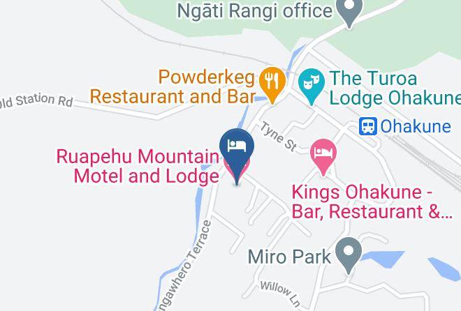 Ruapehu - Ruapehu Mountain Motel And Lodge Maps