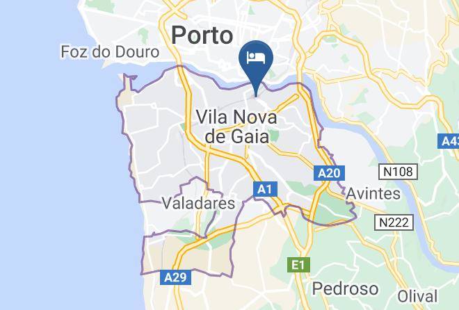 Rubens Hotels Gaia Porto Map