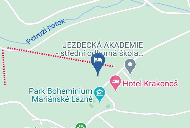 Rubezahl Marienbad Luxury Historical Castle Hotel & Golf Map