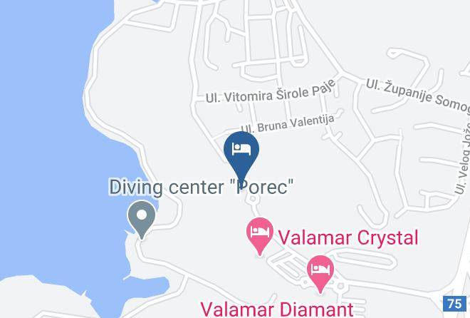 Porec - Rubin Sunny Hotel By Valamar Maps