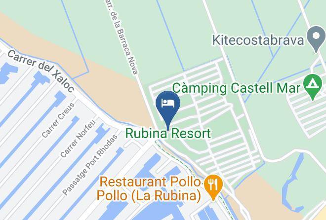 Girona - Rubina Resort Maps