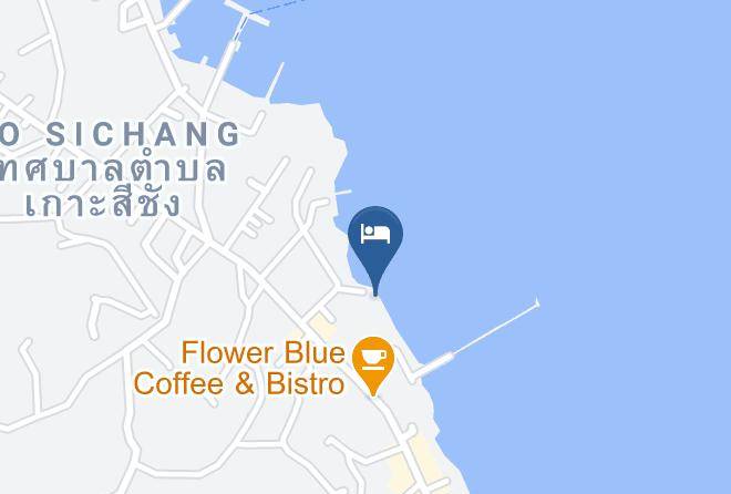 Ko Sichang District - Rubtawan Sichang Resort Maps