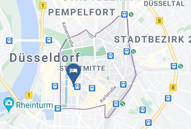 Dusseldorf - Ruby Coco Hotel & Bar Maps