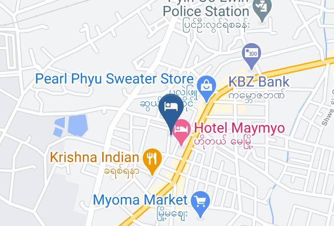 Pyinoolwin - Ruby Hotel Maps