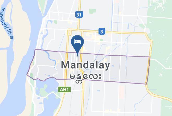 Mahaaungmye - Ruby Myanmar Hotel Maps
