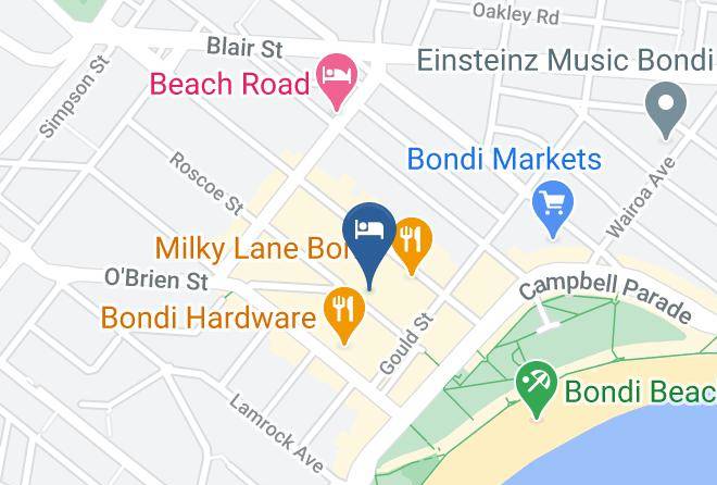 Waverley - Ruby's At Bondi Beach Maps