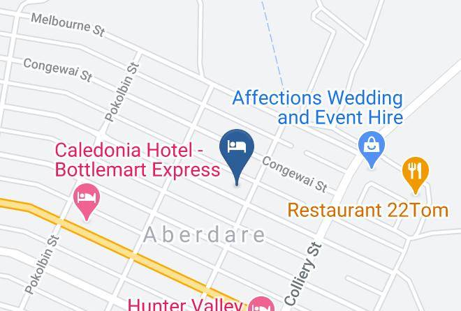 Cessnock - Ruby's Place Hunter Valley Maps