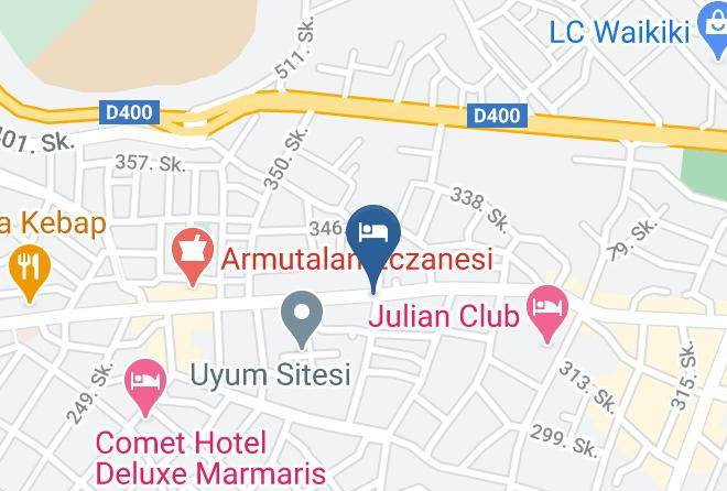 Marmaris - Rubyroseresort Otel Maps