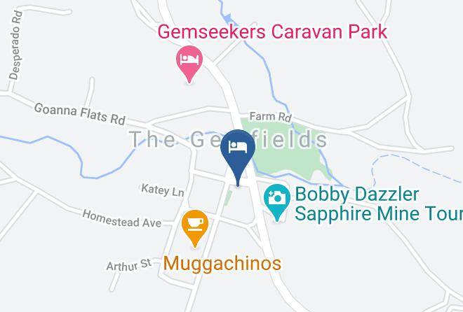 Central Highlands - Rubyvale Gem Gallery Maps
